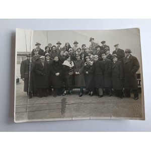 PHOTO KRAKOW, PALACE OF THE PRESS, 1935, GROUP OF PEOPLE, ŚWIATOWID PHOTO AGENCY