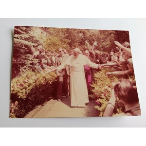 PHOTO POPE JAN PAWEŁ II, PAPAL VISIT TO POLAND, HOLY FATHER'S 1979 PILGRIMAGE TO THE COUNTRY