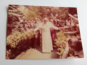 PHOTO PAPE JAN PAWEŁ II, VISITE PAPALE EN POLOGNE, PÈLERINAGE DU SAINT-PÈRE EN POLOGNE 1979