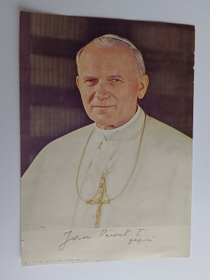 FOTO PÁPEŽ JÁN PAVOL II, 1978