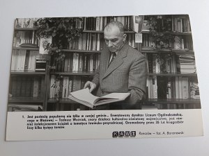 FOTO PRL BŁAŻOWA, RZESZÓW, GYMNASIUM, DIREKTOR TADEUSZ WOŹNIAK, SAMMLER VON JAGDBÜCHERN