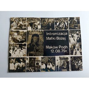 ZDJĘCIE PRL MAKÓW PODHALAŃSKI, INTRONIZACJA MATKI BOŻEJ, 1979 R