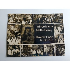PHOTO PRL MAKÓW PODHALAŃSKI, INTRONISATION DE LA MÈRE DE DIEU, 1979
