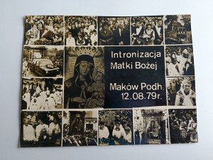 PHOTO PRL MAKÓW PODHALAŃSKI, ENTHRONEMENT OF THE MOTHER OF GOD, 1979