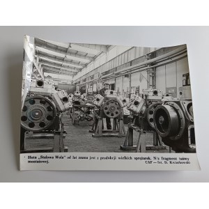 FOTO PRL STAHLWERK STALOWA WOLA, KOMPRESSORHERSTELLUNG, KOMPRESSOR, MONTAGELINIE