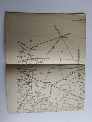 SCHEMATIC MAP OF THE BUS NETWORK, CIECHANOW, PŁOCK, SIEDLCE, WARSAW