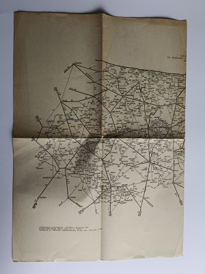 SCHEMATICKÁ MAPA AUTOBUSOVÉ SÍTĚ, OLSZTYN, SUWAŁKI