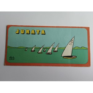 BROCHURE, CARTE, JURATA, BAIE DE GDANSK, HEL, JASTARNIA, CHAŁUPY, WŁADYSŁAWOWO