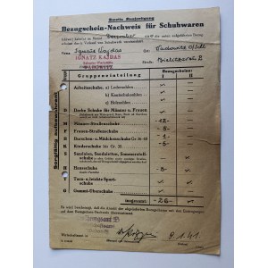 WADOWICE, WADOWITZ, IGNATZ KAJDAS, RACHUNEK, 1941 R