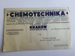 KRAKOW CHEMOTECHNIKA BIURO INŻYNIERSKIE, KNUROW, MAGAZINE 1928