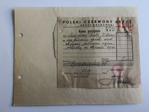 KRAKÓW, CROIX ROUGE POLONAISE, PCK, FACTURE, 1941