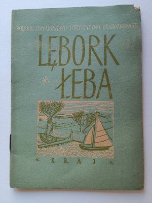 Piskorowski Czeslaw, Lębork, Leba Guide PTTK 1952 year KRAJ publishing house
