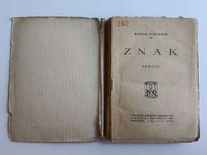Wacław Filochowski, roman ZNAK Varsovie 1922 maison d'édition PERZYŃSKI NIKLEWICZ I S-KA