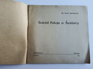 Rev. Karol Jadwiszczok, Churches of Peace, Świdnica, Zwiastun Publishing House 1967, Warsaw, Edition I