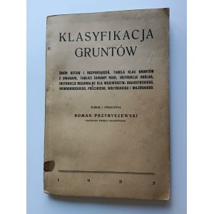 Przybyszewski Roman, Classificazione del territorio, Zakłady Graficzne J. Pietrzykowskiego Lublin 1935