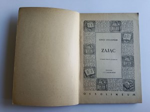 Dygasiński Adolf, Zajac, vydavateľstvo OSSOLINEUM 1956