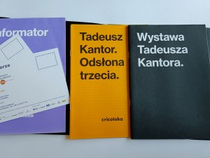 Tadeusz Kantor, Die Enthüllung von drei, CRITOTEKA 2014
