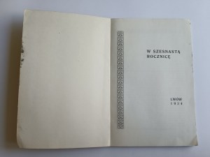 Reprint z roku 1934, ORLIETOM Sprievodca po cintoríne obrancov Ľvova, vydavateľstvo COMET Lublin 1990