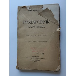 Schizzo biografico di Artur Grotger e altri, Przewodnik Naukowy i Literacki Lwów 1878, Supplemento a Gazeta Lwowska