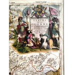 Teatre De La Guerre - Teatr Wojny - olbrzymia mapa działań wojennych nad Renem - Pierre Mortier (1661-1711) - Amsterdam 1703r [ wg. N.Sanson ]