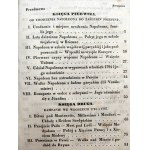 Życie Napoleona podług najlepszych źródeł - Warszawa 1841, T.I [ Pieczęć lakowa - herb Pobóg - XIX wiek]