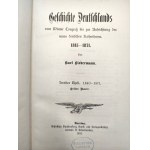 C. Bidermann - Historia Niemiec 1815 -1871, Breslau 1891 [Z Biblioteki rodziny Bismarck w Warcinie, Exlibris Grafa Wilhelma (Bill) von Bismarck-Schönhausen i Exlibris ostatniej mieszkanki pałacu w Warcinie - Exlibris Sybille Bismarck z d. v. Arnim]