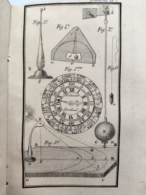 Berthoud F. - Die Kunst der Uhrmacherei - Astronomische Uhren - L'art de conduire et de regler les pendules et les montres - Bruxelles 1836 [ Sonnenuhren, Stiche ].