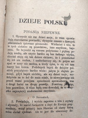 Joachim Lelewel - The history of Poland told to the sonnets by Stryja in a colloquial way - Poznań 1859
