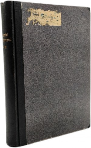 Tymaniecki K., Kaczmarczyk K., Wojciechowski Z. - Yearbooks of History - Poznań 1946