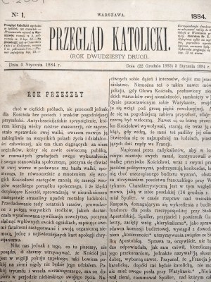 Catholic Review - year 22, Warsaw 1884 [ 51 issues ].