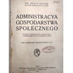 Józef Buzek - Administracja Gospodarstwa Społecznego - Lwów 1913
