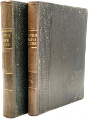 Orgelbrandova encyklopédia obchodu - T. I- II - komplet, Varšava 1914