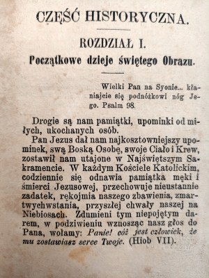 Souvenir from Czestochowa - Description of the Monastery and the miraculous image of the Mother of God at Jasno - Gora - Czestochowa 1884