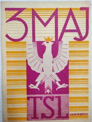 Patriotic poster - May 3 - TSL - Society of People's Schools - Second Republic