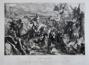Jan Matejko (1838 - 1893) - Battle of Varna - etching - Society of Friends of Fine Arts in Krakow to its members for the year 1896