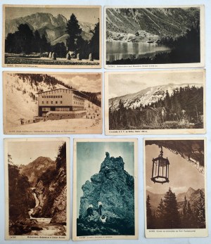 Collection de 7 cartes postales - les Tatras et Babia Góra 1930s/50s