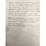 Wyciąg z akt urodzenia - Gubernia Augustowska, Powiat Łomżyński, - Łomża 1882