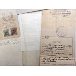 Zbiór 9 Urzędowych blankietów wekslowych z pieczęciami Gdańsk - Danzig, Wąbrzeźno, Grudziądz, Golub - II RP [ weksel]