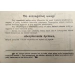 Zbiór 16 dowodów uiszczenia opłaty za polisę w Towarzystwie Imienia Gizeli - Wiedeń, - Kraków 1909 - 1911
