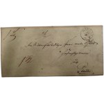 List z pieczęcią Nowogard [ Szczeciński] - pieczęć lakowa rok 1840