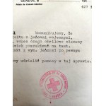 Odpowiedź Czerwonego Krzyża na zapytanie o kontakt z jeńcami wojennymi przebywającymi w Rosji Sowieckiej - Genewa 1941