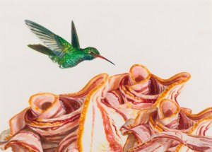 Monika Malewska, Hummingbird and Bacon, 2019