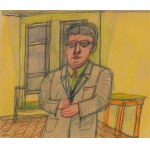 Nikifor Krynicki, Portret mężczyzny w okularach