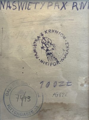 Nikifor Krynicki, Madona s palmou, l.60. 20. storočie.