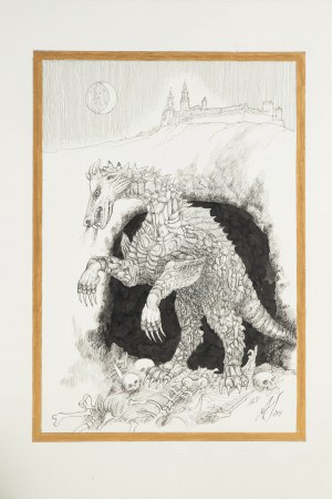 Andrzej Strumillo (1927 Vilnius - 2020 Suwałki), Der Wawel-Drache, 2014