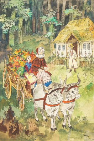 Jan Marcin Szancer (1902 Krakov - 1973 Varšava), Ilustrácia ku knihe Ewy Szelburg-Zarembiny 