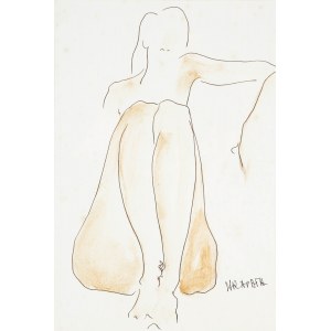 Joanna Sarapata (born 1962), nude-sketch