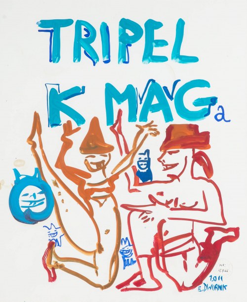 Edward Dwurnik (1943 Radzymin - 2018 Warszawa), Tripel K MAG, 2011