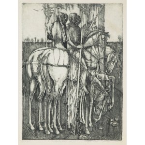 Ryszard Stryjec (1932 Lipniszki near Lida-1997 Gdansk), Horsemen, 1986