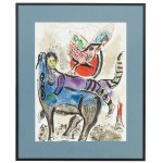 Marc Chagall (1887 Lozno près de Vitebsk-1985 Saint-Paul de Vence), Vache bleue, 1967